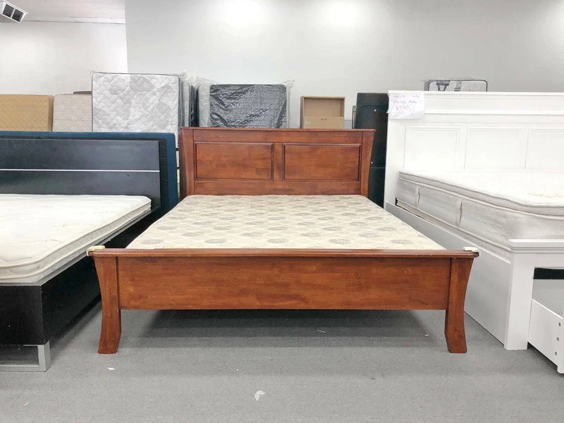 Today Delivery Modern Wooden Queen Bed Frame Brown Timber Beds Gumtree Australia Perth City Area Perth 1255662491