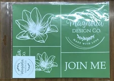 Magnolia and Design Co Join Me - Stencil (8.5x11)
