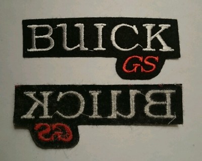 Brand new Buick GS embroidery iron on patch jacket shirt Regal Two 2