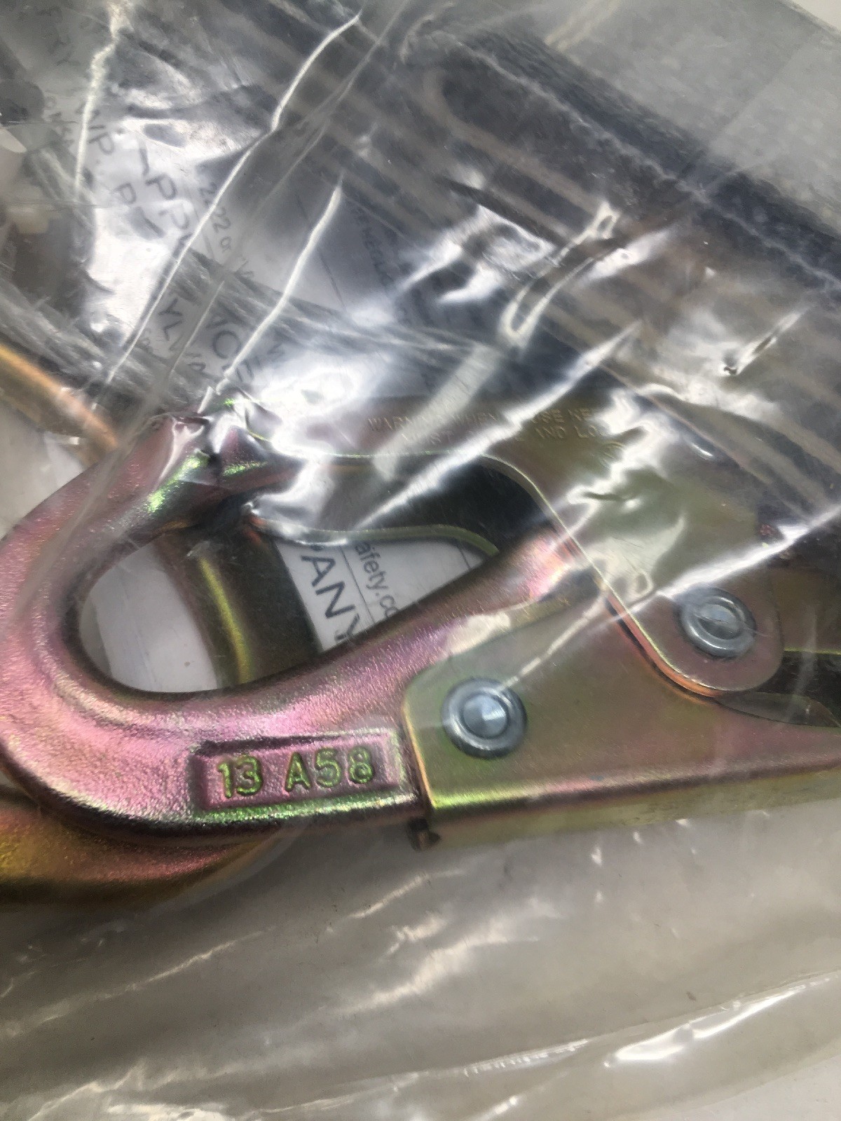 New Sealed MSA 10047086 Shock Absorbing 6' Lanyard, FP5K, SAHL2000 ...