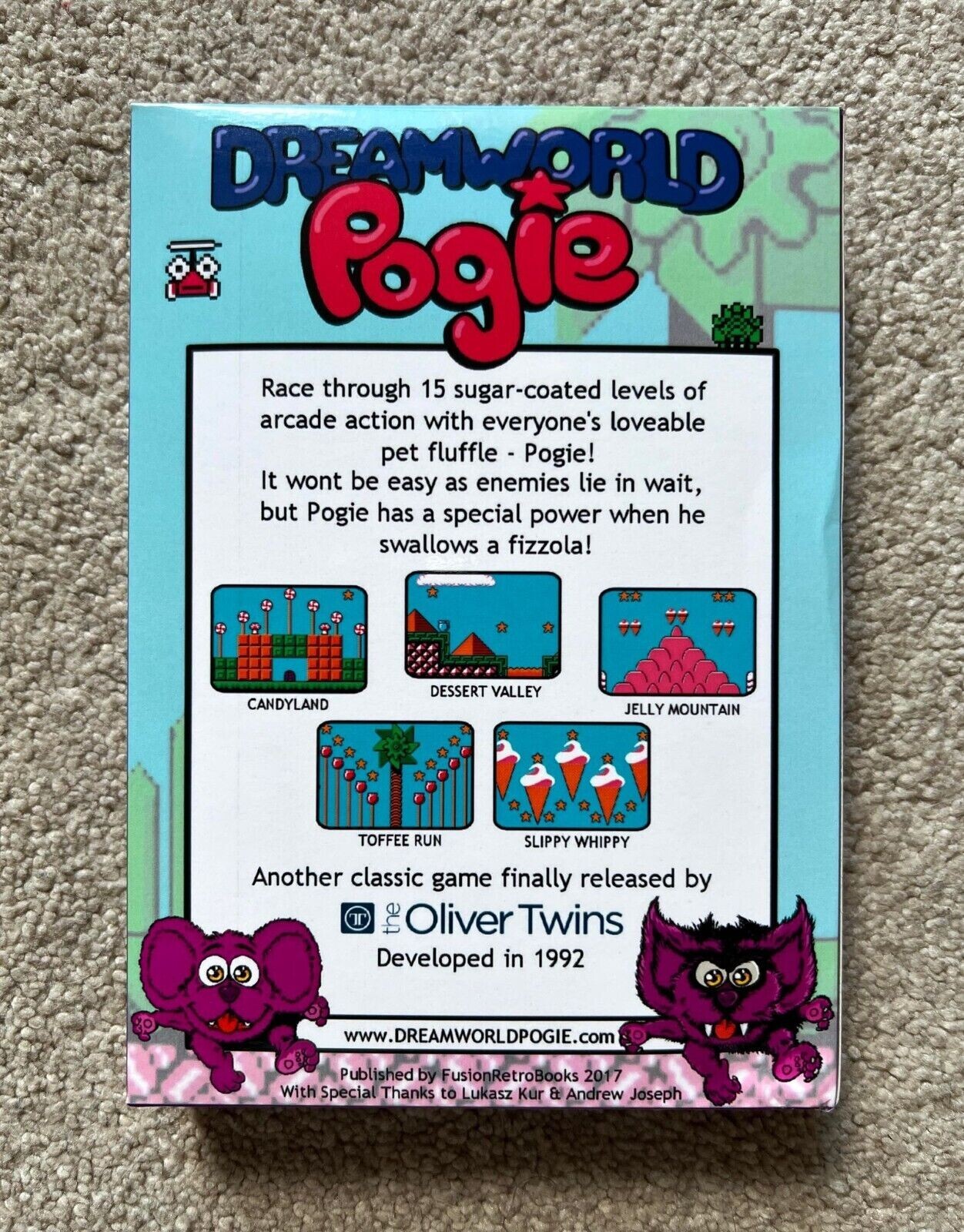 Dreamworld Pogie Nintendo NES Kickstarter Signed by the Oliver