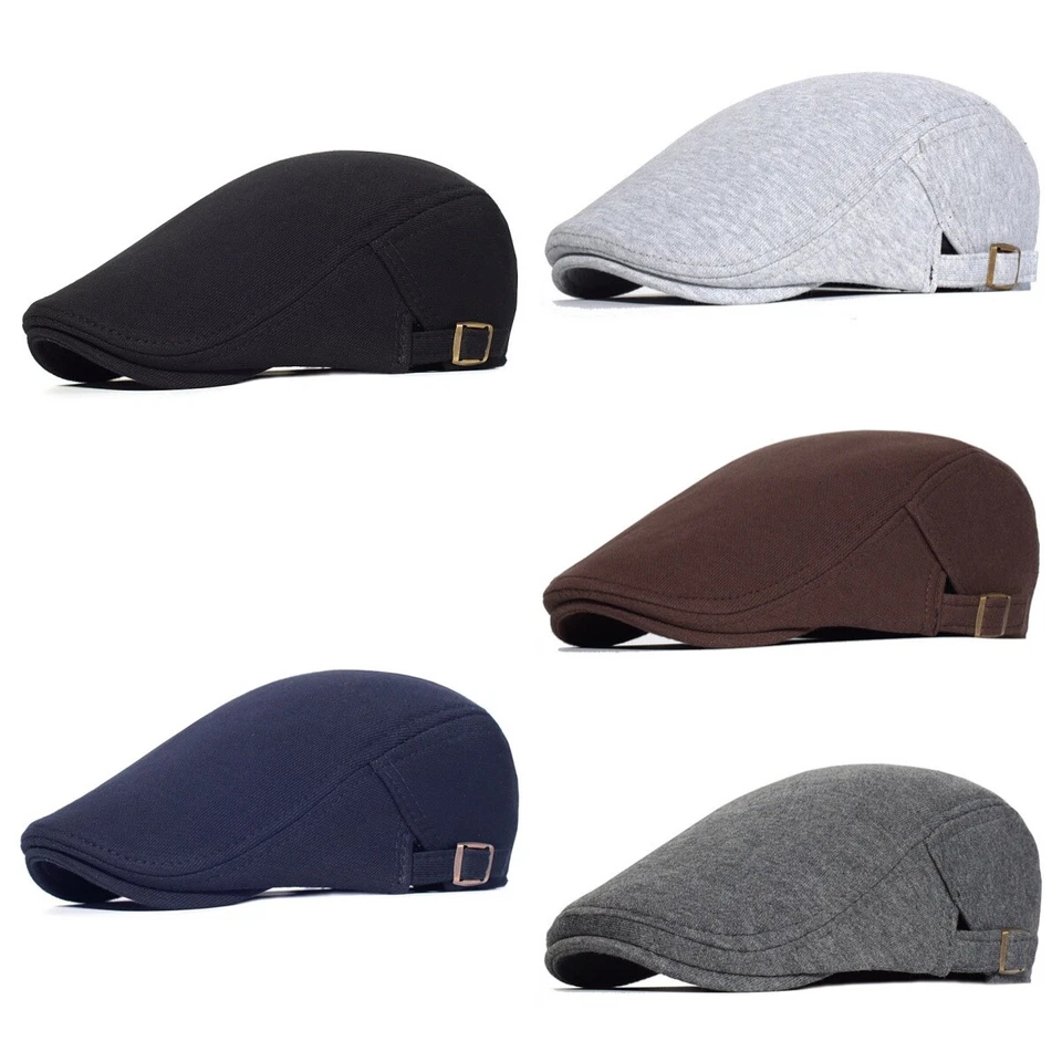 MARKENLOS Herren Schiebermütze Newsboy Kappe Schirmmütze Gatsby Cabbie Barett Hut Mützen