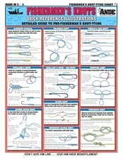 Fishing Knot Tying Guide #1- Waterproof Reference to 18 Easy Fishing Knots