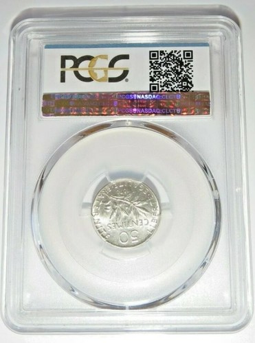 1898 FRANCE 50 CENTIMES PCGS MS63 Silver <KM#854> - Picture 3 of 4