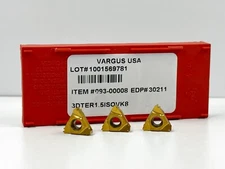 VARGUS 3DTER 1.5ISO | New Carbide Inserts | 30211 | Grade VK8 | 3pcs