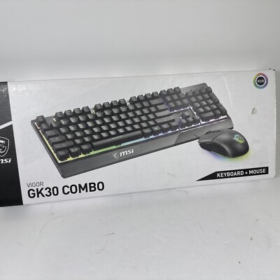 MSI Vigor GK30 Combo   Vigor GK30 GAMING Keyboard and Clutch GM11 GAMING Mouse