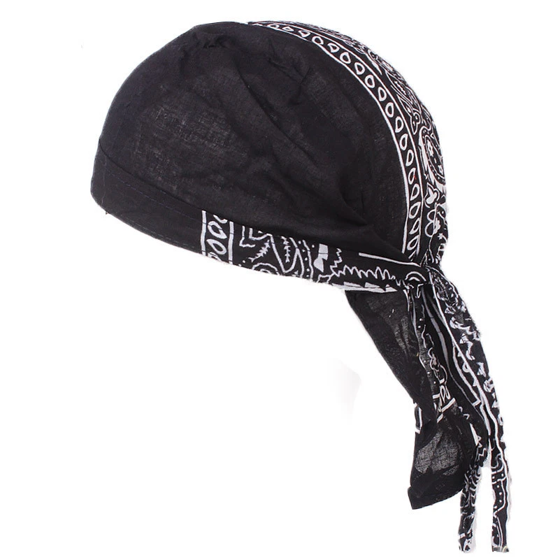 Men Sports Hijab Bandana Scarf Headband Pirate Hat Cycling Bike Headscarf Bonnet - Image 4 of 4