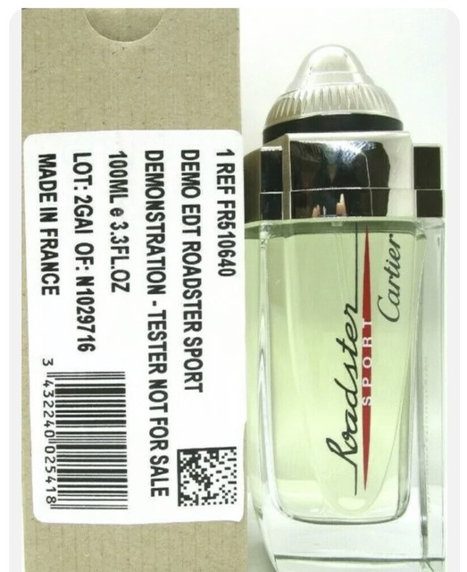 Cartier Roadster Sport 3.4oz Men's Eau 