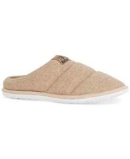Barbour Women's Oatmeal Nell Quilted Slide Slippers - 9 - Oatmeal