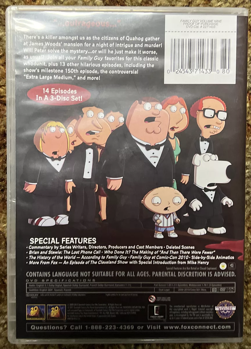 The Family Guy: Volume 9 (DVD) for sale online