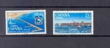 SAHARA SPAIN 1967 Modernization of harbor installations Coats of Arms | Por-NH