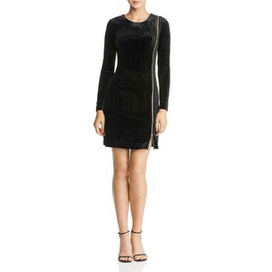 french connection black velvet dress