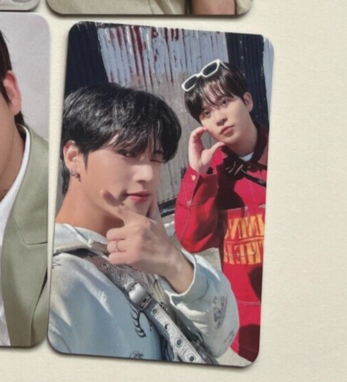 WOOYOUNG YUNHO Official ATEEZ Photocard Golden Hour Part.1