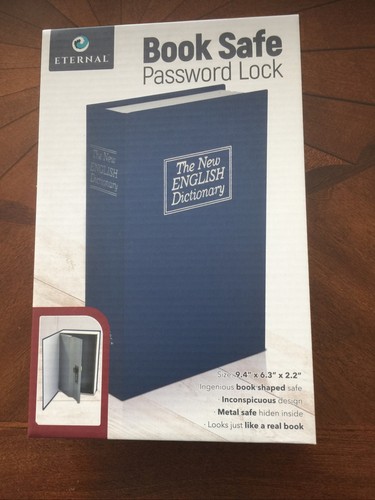Book Safe Combination Password Lock English Dictionary NEW - Picture 3 of 6