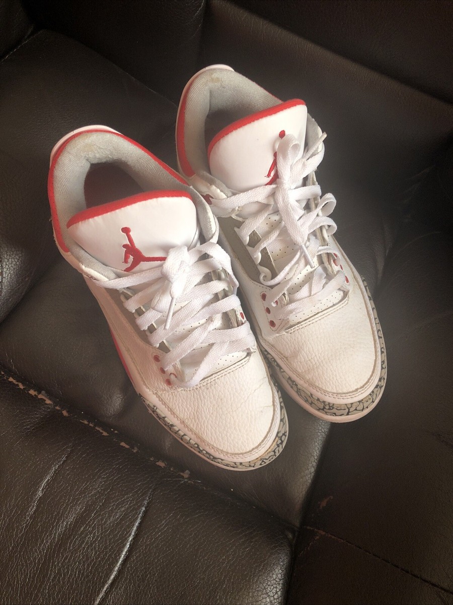 Nike Air Jordan 3 Retro Fire Red White Grey Black DN3707-160 Men's