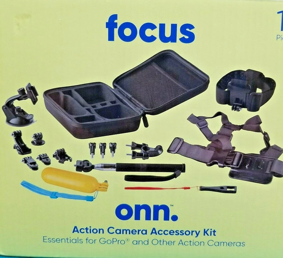 Focus Onn. Kit de accesorios para cámara de acción - Essentials para GoPro y otros **NUEVO** Foto 2 de 4