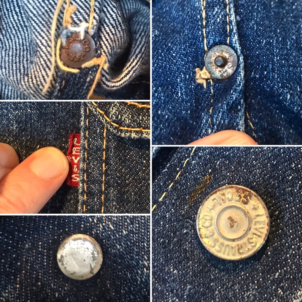 Vintage 1950s LEVIS 507XX BIG E 2nd G Type 2 Levi's Denim Vintage 1950s LEVIS 507XX BIG E 2nd G Type 2 Levi's Denim