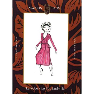 Maison Fauve bedrucktes Muster - Ludmilla Kleid und Oberteil - Anfänger / Fortgeschrittene