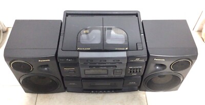 Vintage Panasonic Boombox RX-DS750 AM/FM 3 Disc CD Player Cassette