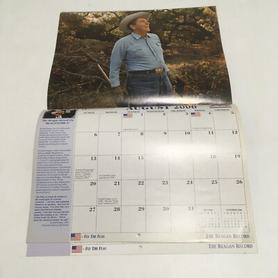The Reagan record 2006 calendar Ronald Regan ranch pictures | eBay