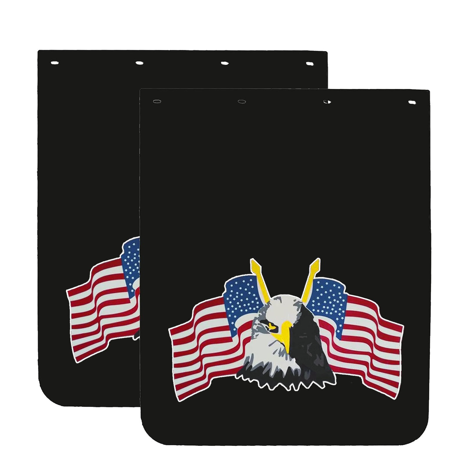 2PCS Heavy Duty PVC Semi-Truck Mud Flaps 24x30 Splash Guards