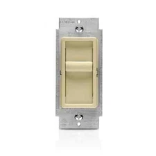 Leviton SureSlide Dimmer Switch for Dimmable LED, Halogen- Ivory