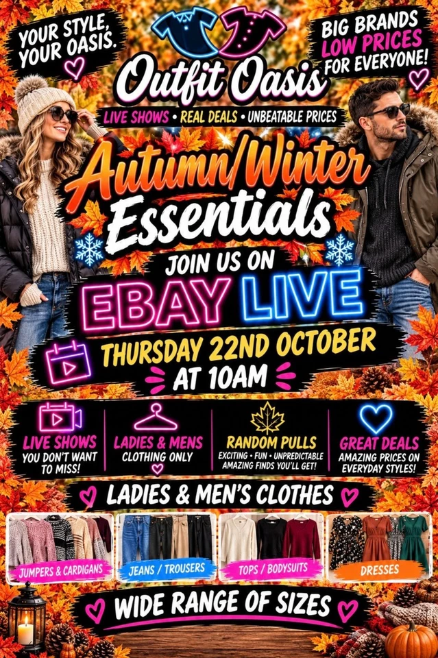 Autumn & Winter Essentials New With & Without Tags
