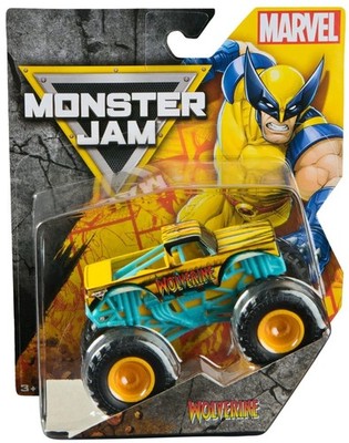 WOLVERINE Series 4 Marvel Monster Jam Trucks Car Auto Truck 1:64 scale