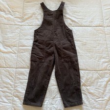 Zara Kids Overall Brown Corduroy Size 4 Boys Girls Toddler