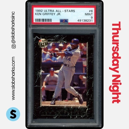 1992 FLEER ULTRA #6 KEN GRIFFEY JR. ALL STARS PSA 9