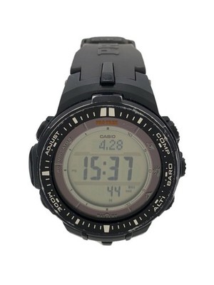 Casio Pro Trek/Quartz Watch/Digital/Blk/Prw-3000