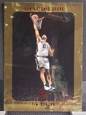 1997-98 SP Authentic Tim Duncan #128 HOF RC Rookie Card San Antonio Spurs R1C:95. rookie card picture