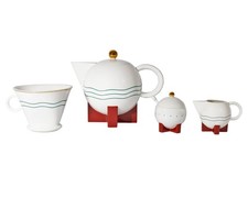 Michael Graves Swid Powell 1987 “The Big Dripper” Postmodern Coffee Set
