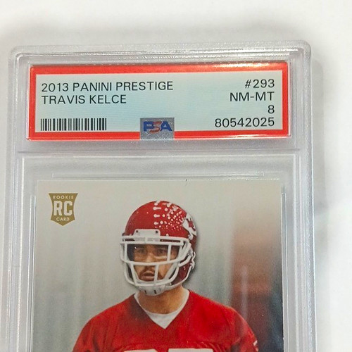 Panini 2013 Prestige Travis Kelce Rookie Base #293 Chiefs NFL PSA Graded