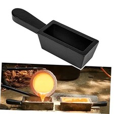 25 oz Loaf Ingot Cast Iron Ingot Mold for Melting Casting Refining Gold Silver