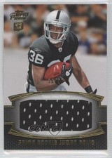 2011 Topps Prime Prime Rookie Jumbo Relics Gold 30/50 Taiwan Jones #PRJ-TJ 0a1