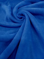 FLEECE Solid Color Royal Blue Fleece Fabric by the Yard A346.11