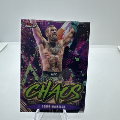 2024 Topps Finest UFC Chaos CHA-22 Conor McGregor RARE INSERT | eBay