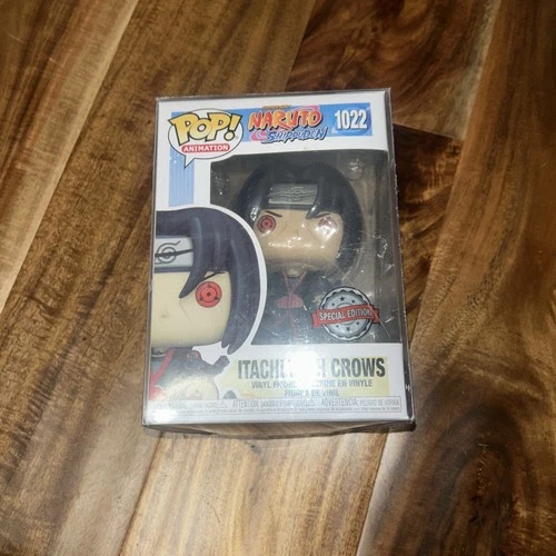 Funko POP Anime Naruto Shippuden Itachi with Crows #1022 With Protective Case