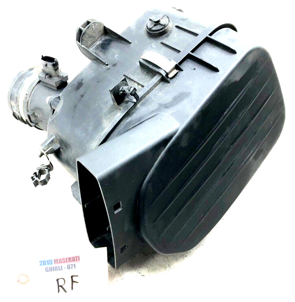 2014-2020 MASERATI GHIBLI SQ4 3.0L RIGHT PASS FRONT AIR CLEANER FILTER BOX OEM.