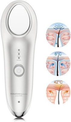 TOUCHBeauty Face Massager Hot and Cold, 42 /6  Vibration Device for Smoother