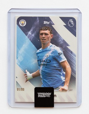 2025-26 Topps Total Football - Phil Foden - /99 PL Base Series #297