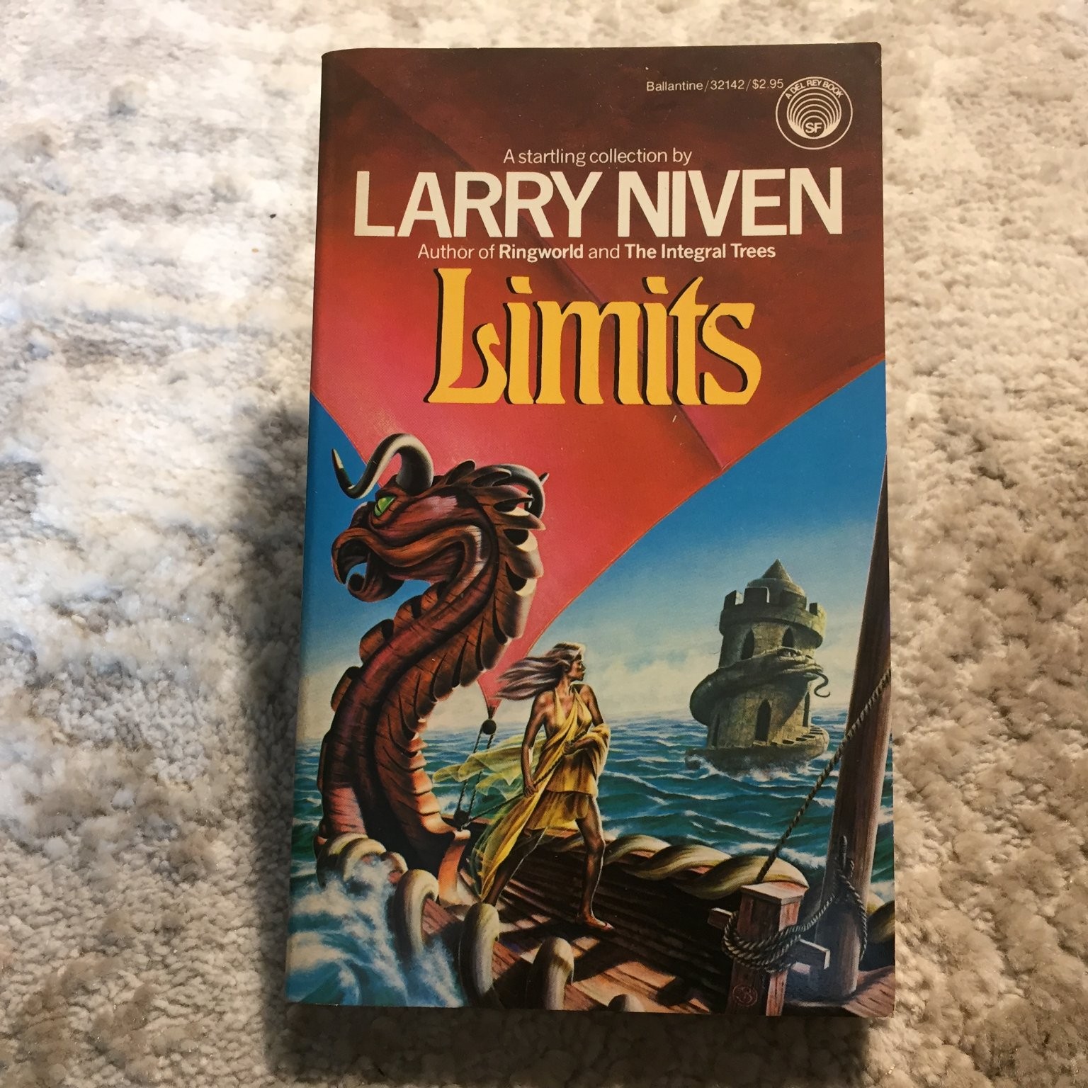 Limits Larry Niven 1985 Paperback Science Fiction Short Stories Ballantine PB SF
