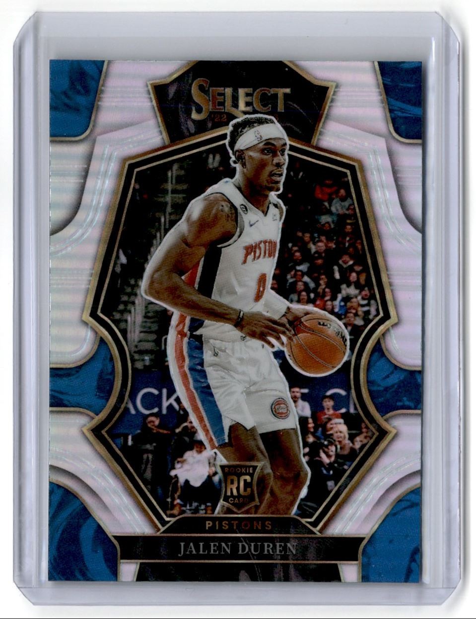 2022-23 Select Silver Prizm Premier Jalen Duren RC Detroit Pistons #176