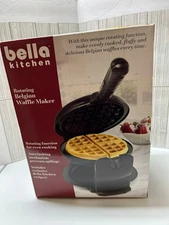 NEW in Box Bella Rotating Belgian Waffle Maker Non-Stick Never Used