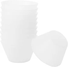 20Pcs Silicone Mixing Cups for Epoxy Resin - Reusable Non-Stick Measuring Cups f