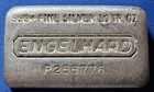 A Vintage Engelhard P-Prefix 10 OZT .999 Silver Bar Loaf P255776