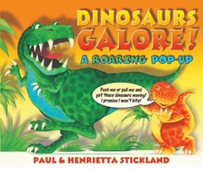 Dinosaurs Galore!: A Roaring Pop-Up by Henrietta Stickland Hardback Book The