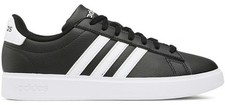 Adidas Grand Court 2.0 Black White Men 10 GW9196 Cloudfoam Shoes Sneakers New