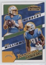 2022 Panini Contenders Touchdown Tandems Justin Herbert Mike Williams 0w8